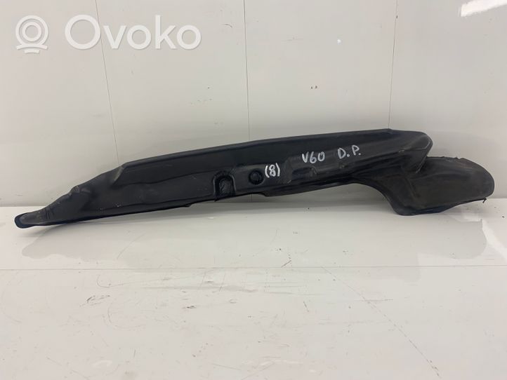 Volvo V60 Supporto/guarnizione in poliuretano espanso del parafango 31265385