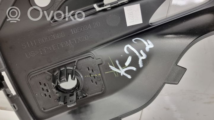 BMW X5 G05 Pretmiglas luktura dekoratīvais režģis 8092688