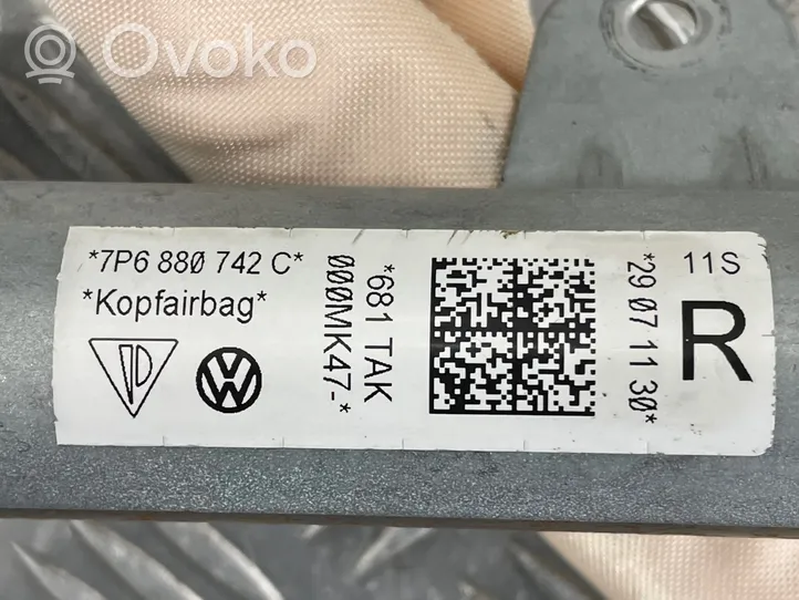 Volkswagen Touareg II Airbag de toit 7P6880742C