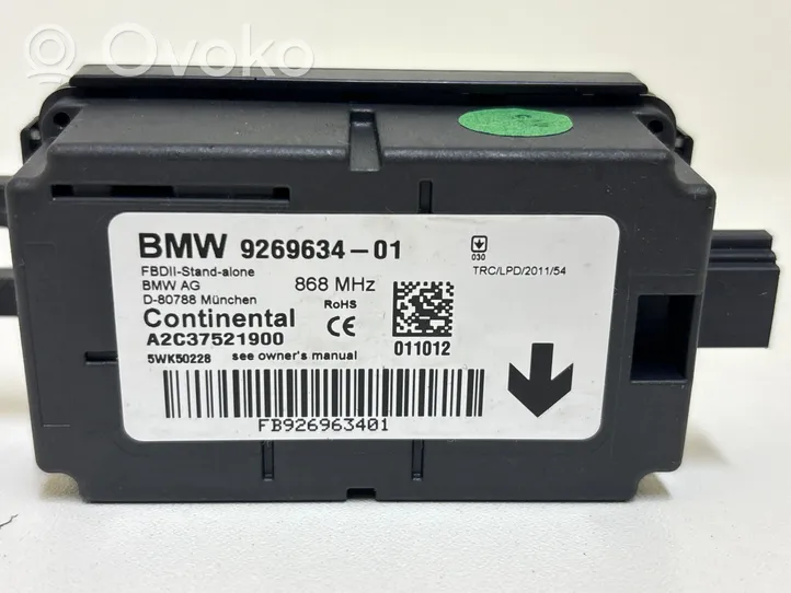 BMW 1 F20 F21 Boîtier module alarme 9269634