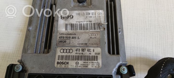 Audi A6 S6 C6 4F Galios (ECU) modulis 4F0910401L