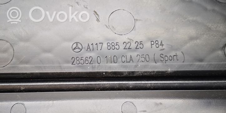 Mercedes-Benz CLA C117 X117 W117 Rivestimento della parte inferiore del paraurti posteriore A1178851225