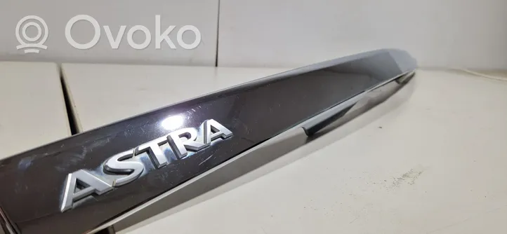 Opel Astra H Trunk door license plate light bar 