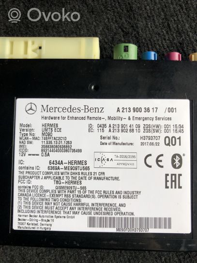 Mercedes-Benz E W213 Bluetoothin ohjainlaite/moduuli A2139003617