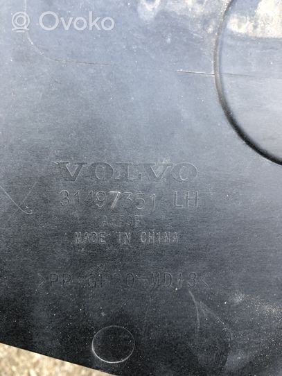 Volvo S90, V90 Placa protectora del centro/medio 31497351
