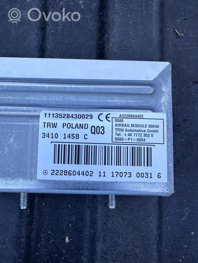 Mercedes-Benz S W222 Poduszka powietrzna Airbag boczna A2228604402