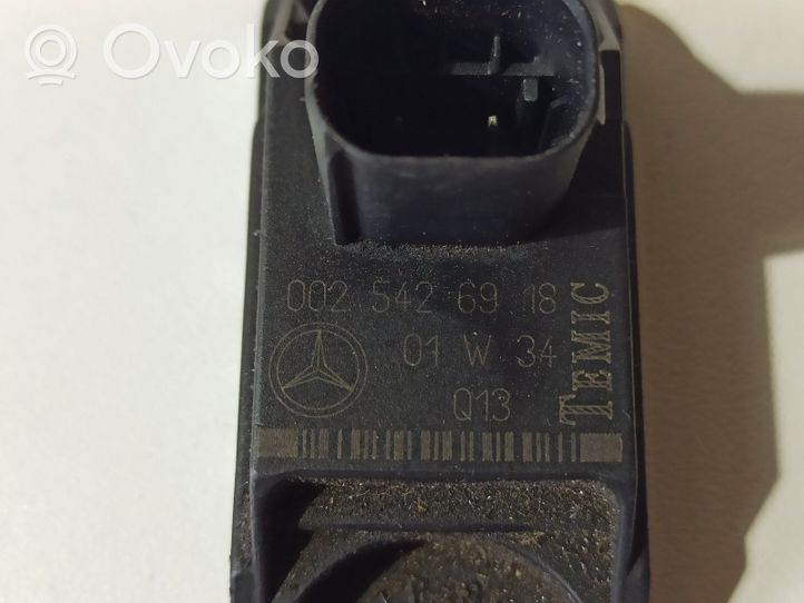 Mercedes-Benz S W220 Sensor impacto/accidente para activar Airbag 0025426918