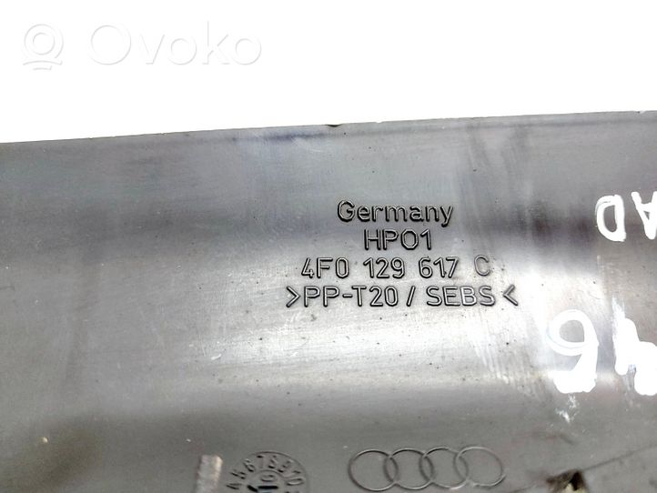 Audi A6 Allroad C6 Déflecteur d'air de radiateur de refroidissement 4F0129617C