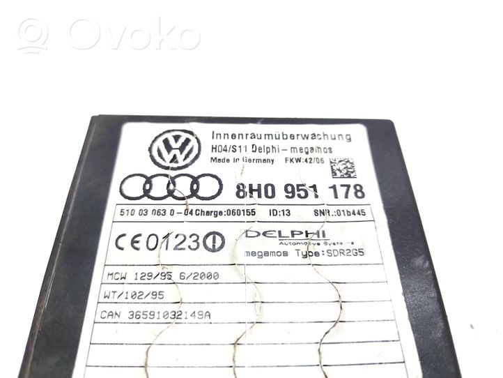 Audi A4 S4 B7 8E 8H Altre centraline/moduli 8H0951178