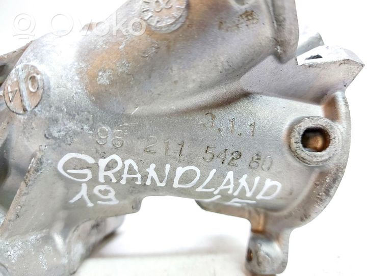 Opel Grandland X Tuyau de raccordement solide EGR 9821154280