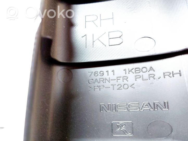 Nissan Juke I F15 A-pilarin verhoilu 769111KB0A