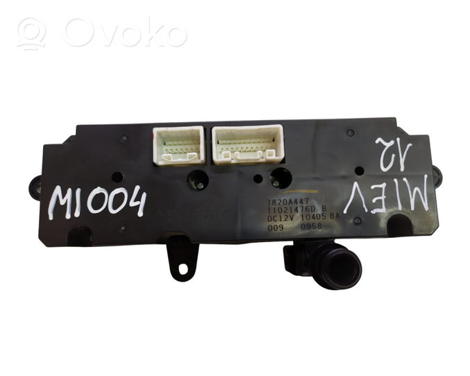 Mitsubishi i-MiEV Oro kondicionieriaus/ klimato/ pečiuko valdymo blokas (salone) 7820A447