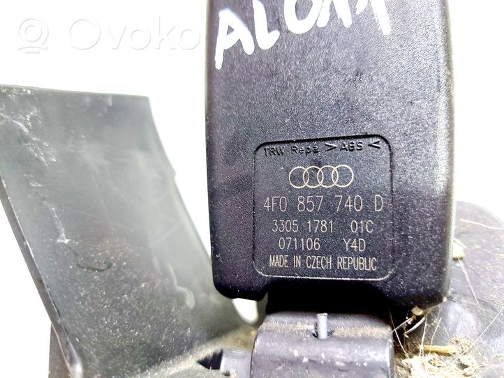 Audi A6 Allroad C6 Takaistuimen turvavyön solki 4F0857740D