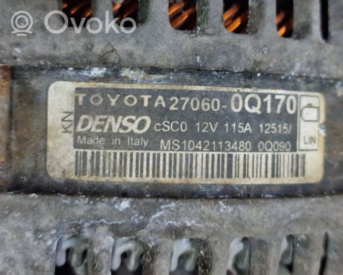 Toyota Aygo AB40 Generatorius 270600Q170