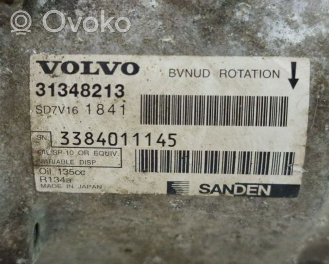 Volvo V60 Kompresor / Sprężarka klimatyzacji A/C 31348213
