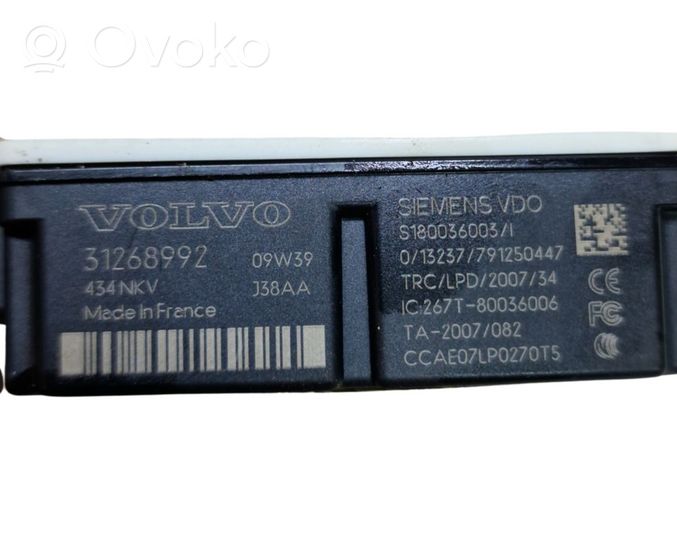 Volvo XC60 Komfortsteuergerät Zentralverriegelung 31268992