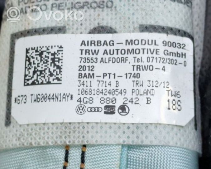 Audi A7 S7 4G Poduszka powietrzna Airbag fotela 4G8880242B