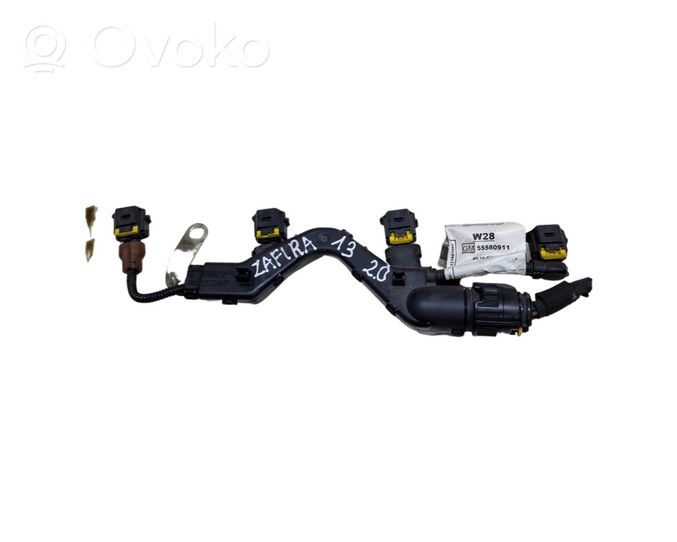 Opel Zafira C Faisceau de fils d'injecteur de carburant 55580911