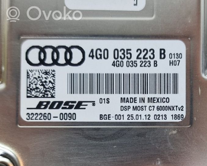 Audi A6 S6 C7 4G Wzmacniacz audio 4G0035223B