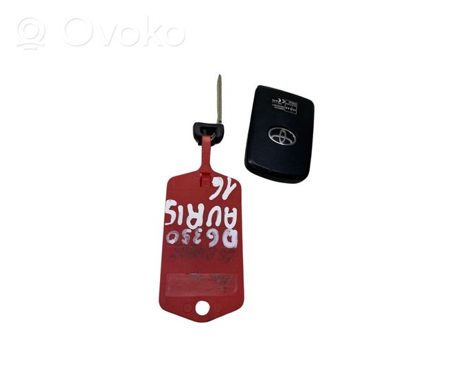 Toyota Auris E180 Užvedimo raktas (raktelis)/ kortelė MR63022011