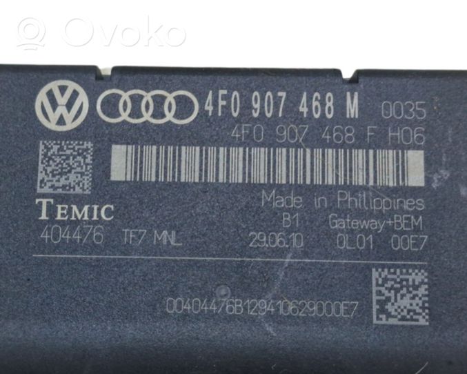 Audi A6 Allroad C6 Gateway control module 4F0907468M