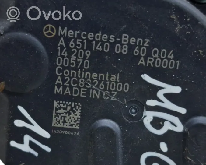 Mercedes-Benz GLA W156 Zawór EGR A6511400860