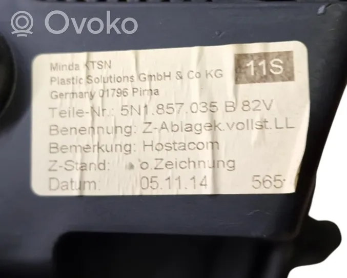 Volkswagen Tiguan Schowek deski rozdzielczej / Komplet 5M1857097Q