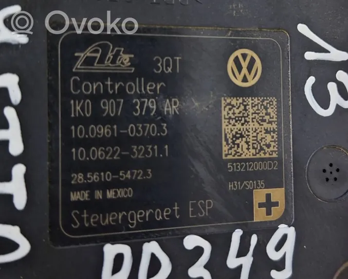 Volkswagen Jetta VI ABS-pumppu 1K0907379AR