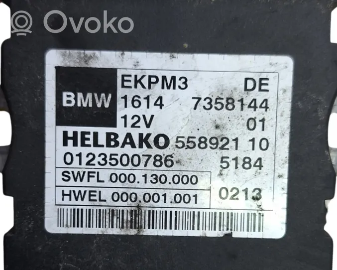 BMW 7 F01 F02 F03 F04 Polttoaineen ruiskutuspumpun ohjainlaite/moduuli 7358144