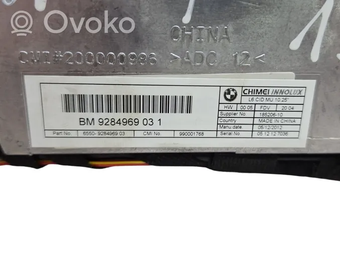 BMW 7 F01 F02 F03 F04 Monitori/näyttö/pieni näyttö 9284969