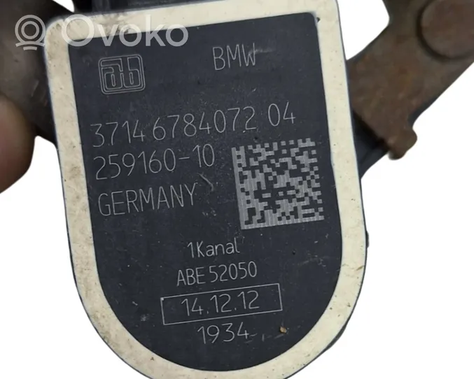 BMW 7 F01 F02 F03 F04 Czujnik poziomu zawieszenia pneumatycznego osi przedniej 6784072