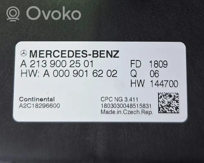 Mercedes-Benz CLS C257 Module de contrôle de boîte de vitesses ECU A0009016202