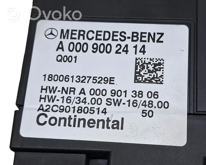 Mercedes-Benz CLS C257 Sterownik / Moduł pompy wtryskowej A0009002414