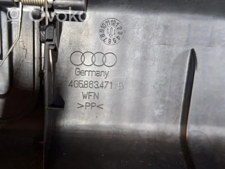 Audi A6 S6 C7 4G Protector del borde del maletero/compartimento de carga 4G5863471B
