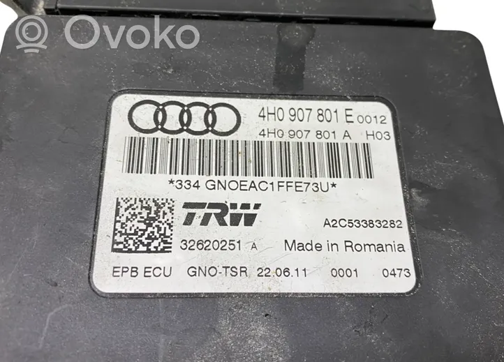 Audi A6 S6 C7 4G Módulo de control del freno de mano 4H0907801E