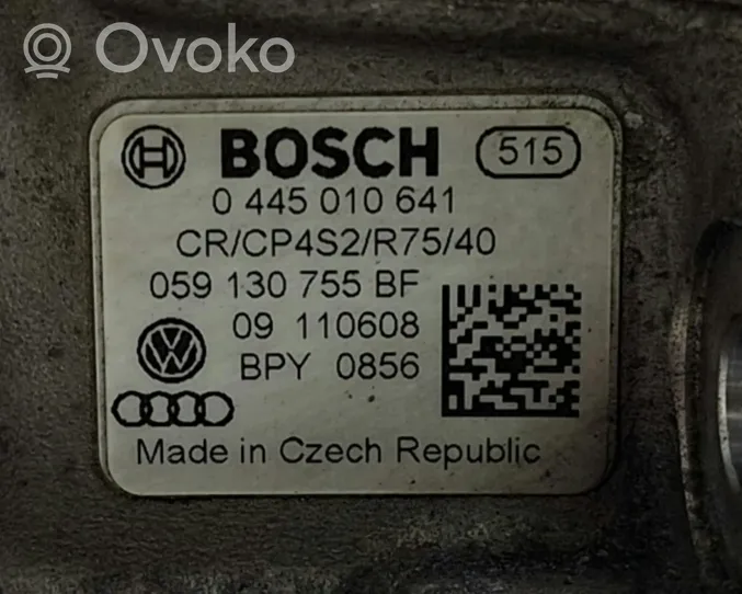 Audi A6 S6 C7 4G Pompa ad alta pressione dell’impianto di iniezione 0445010641
