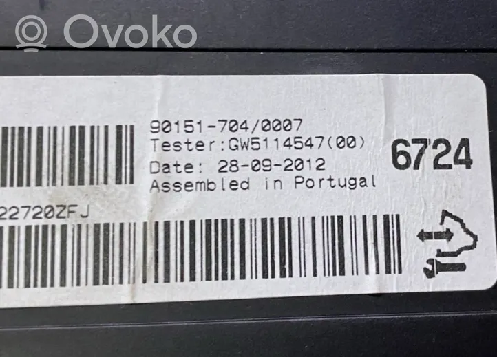 Opel Mokka Oro kondicionieriaus/ šildymo valdymo blokas 90151704