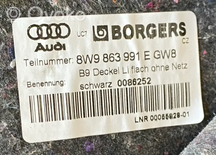 Audi A4 S4 B9 Sānu dekoratīvās apdares panelis 8W9863879