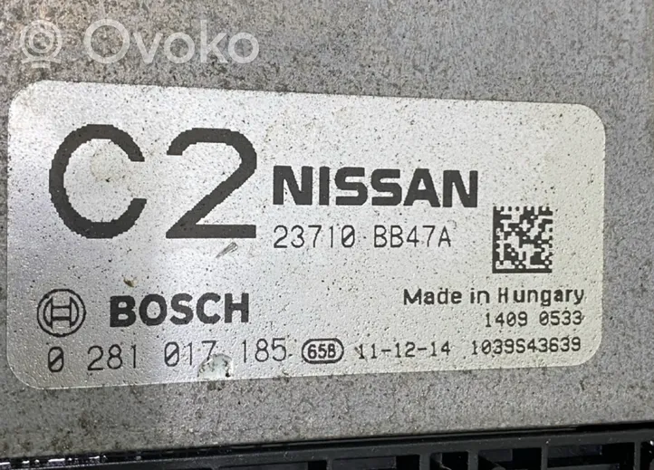 Nissan Qashqai Variklio valdymo blokas 23710BB47A