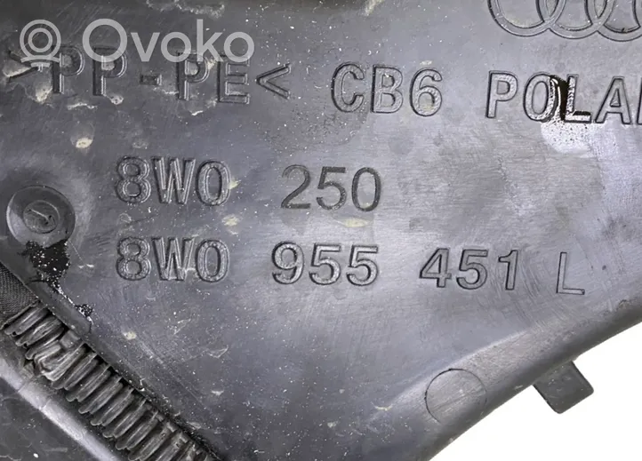 Audi A4 S4 B9 Zbiornik płynu do spryskiwaczy szyby przedniej / czołowej 8W0955451L