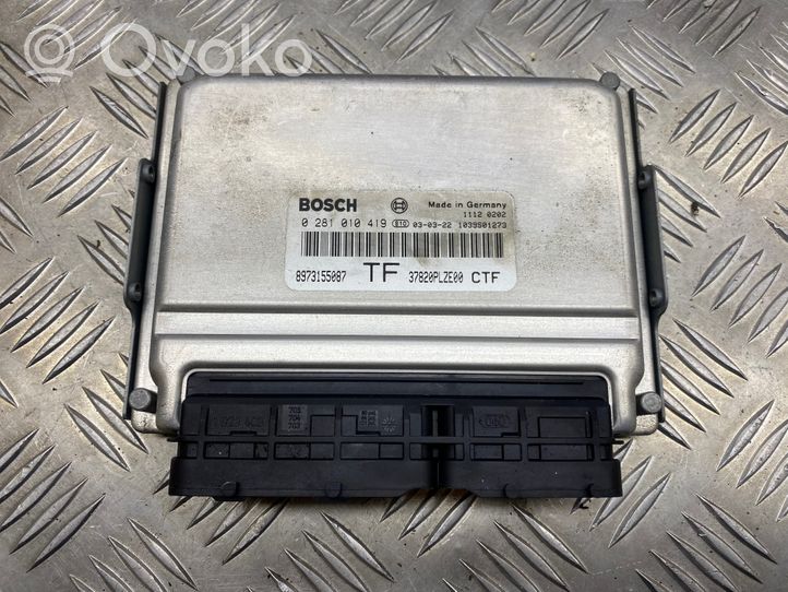 Honda Civic Sterownik / Moduł ECU 37820PLZE00