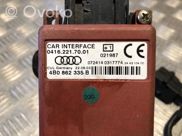 Audi A6 S6 C5 4B Puhelimen käyttöyksikkö/-moduuli 4B0862335B