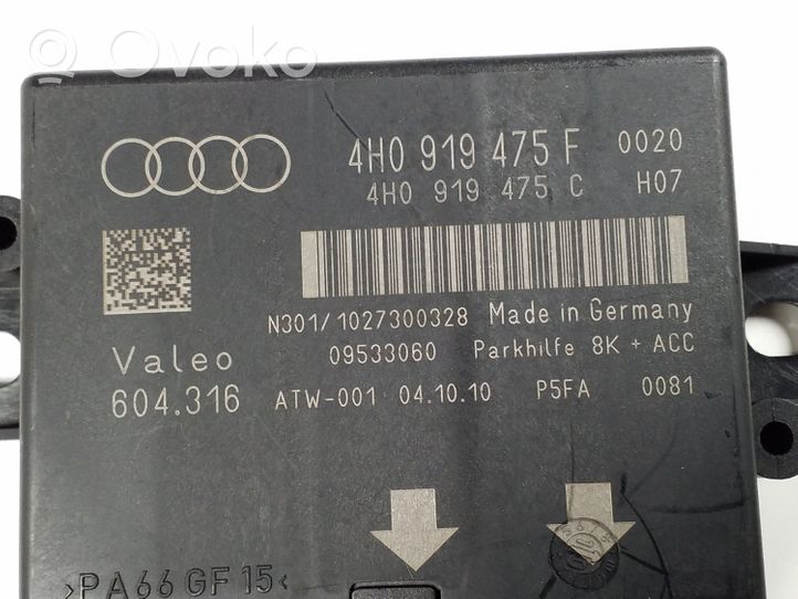 Audi A8 S8 D4 4H Centralina/modulo sensori di parcheggio PDC 