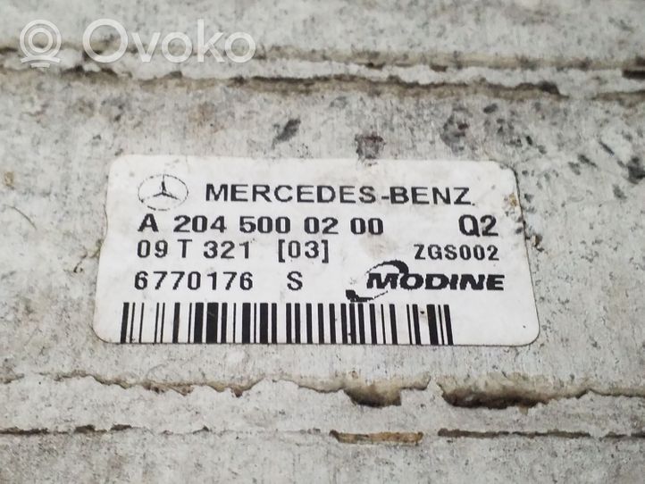 Mercedes-Benz E C207 W207 Refroidisseur intermédiaire 