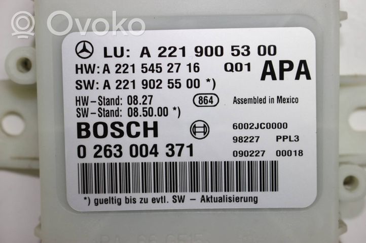 Mercedes-Benz S W221 Sterownik / Moduł parkowania PDC A2219005300