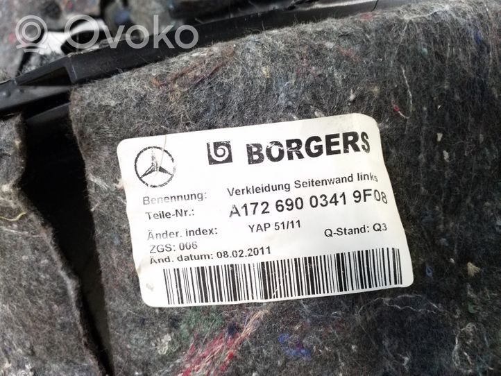Mercedes-Benz SLK R172 Trunk/boot lower side trim panel A1726900341