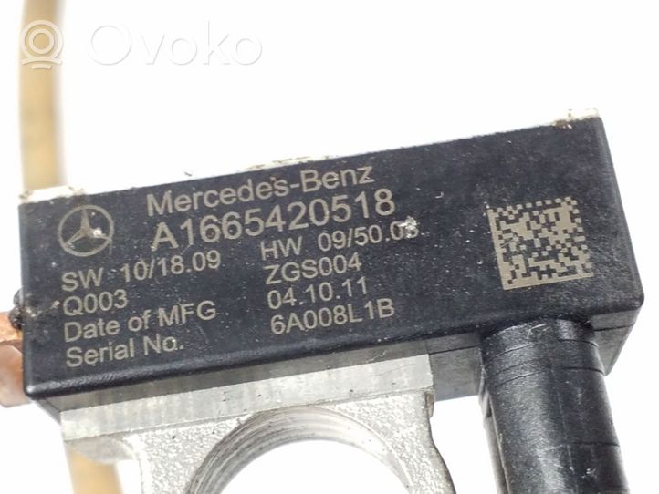 Mercedes-Benz ML W166 Minusinis laidas (akumuliatoriaus) A1665420518