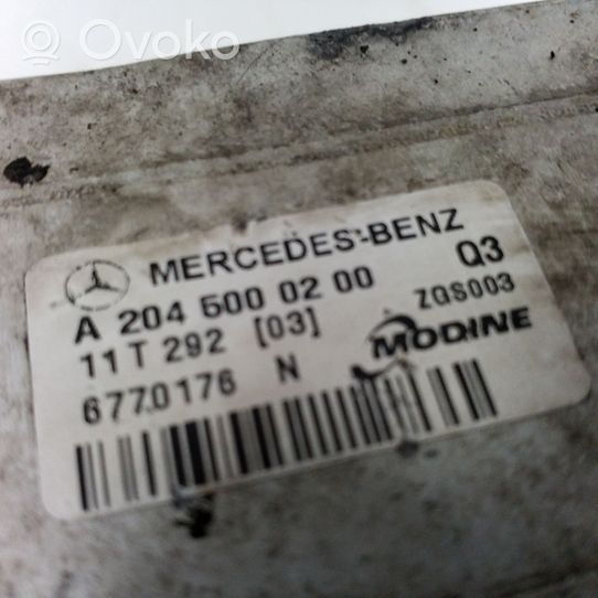 Mercedes-Benz C W204 Ladeluftkühler A2045000200