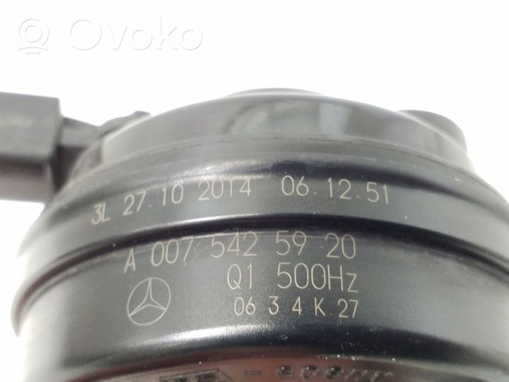 Mercedes-Benz SLK R172 Signal sonore A0075425920