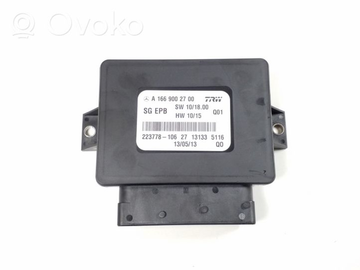 Mercedes-Benz SLK R172 Module de commande de frein à main A1669002700